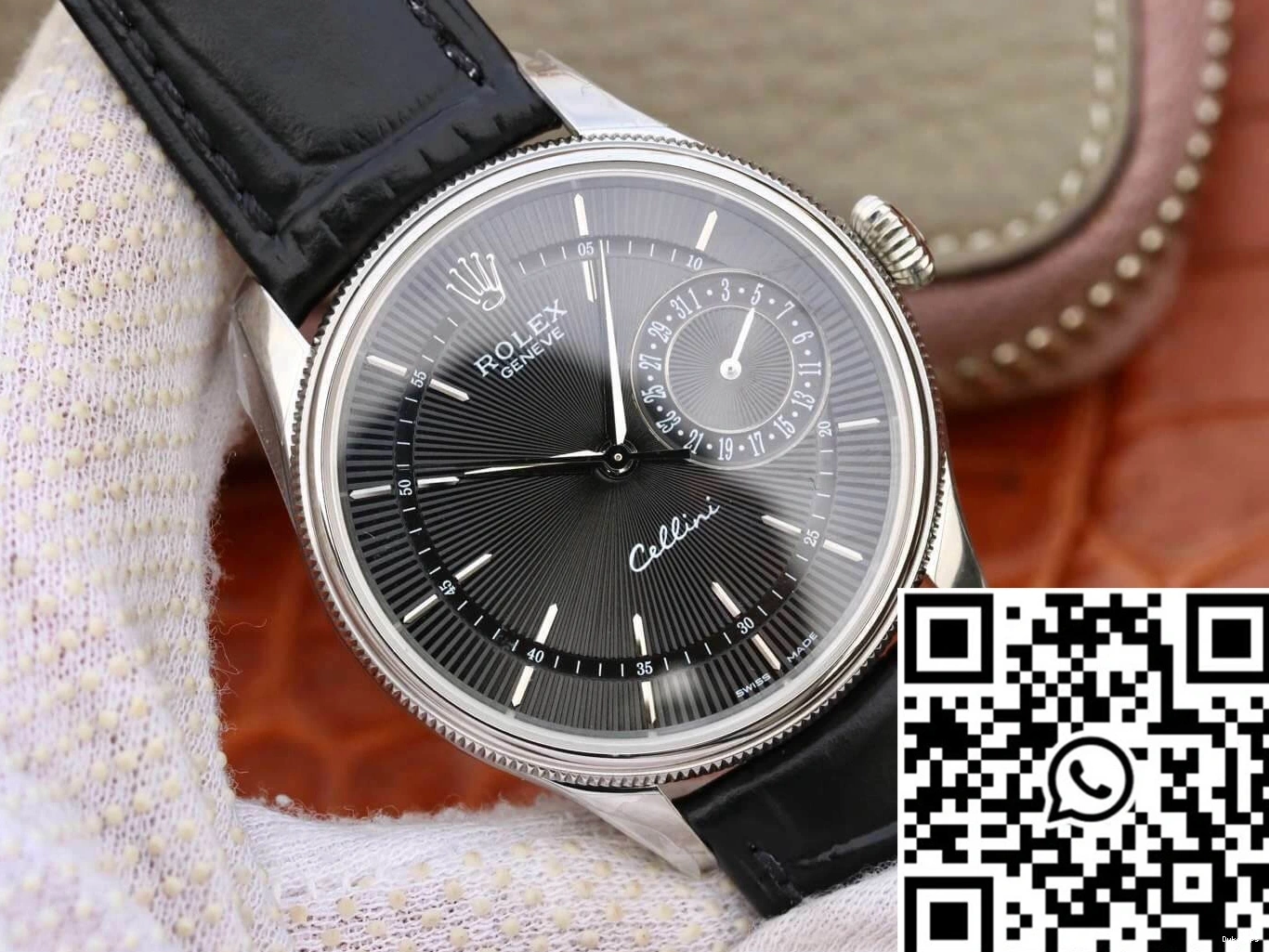 Factory Date Rolex Dial 50519 MKS Black Celini 1108